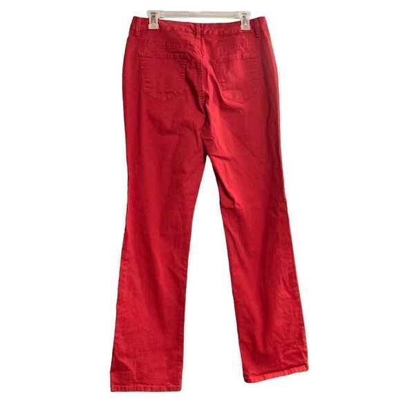 BANDOLINO Samantha Jeans Size 10  Red‎ - Picture 2 of 8
